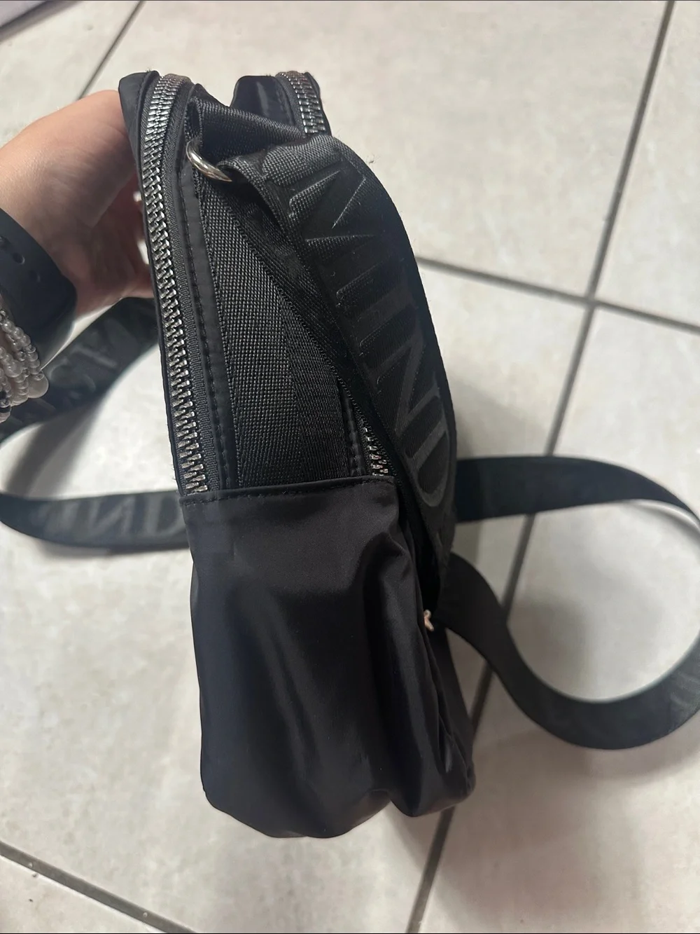 The North Face Black Skull-Embroidered Belt Bag